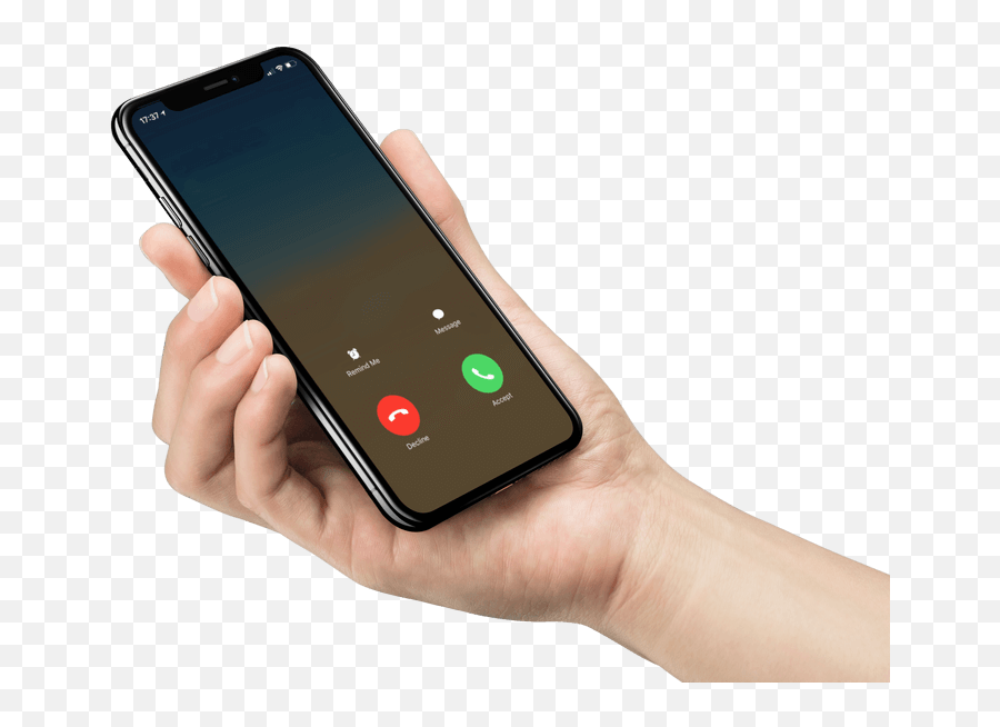Iphone X Pic Png 1 Image - Iphone X Mockup App Png,Iphone Call Png