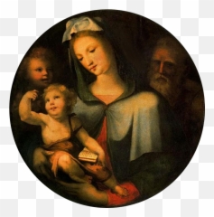Holy Family With The Infant Saint John Baptist - With The png