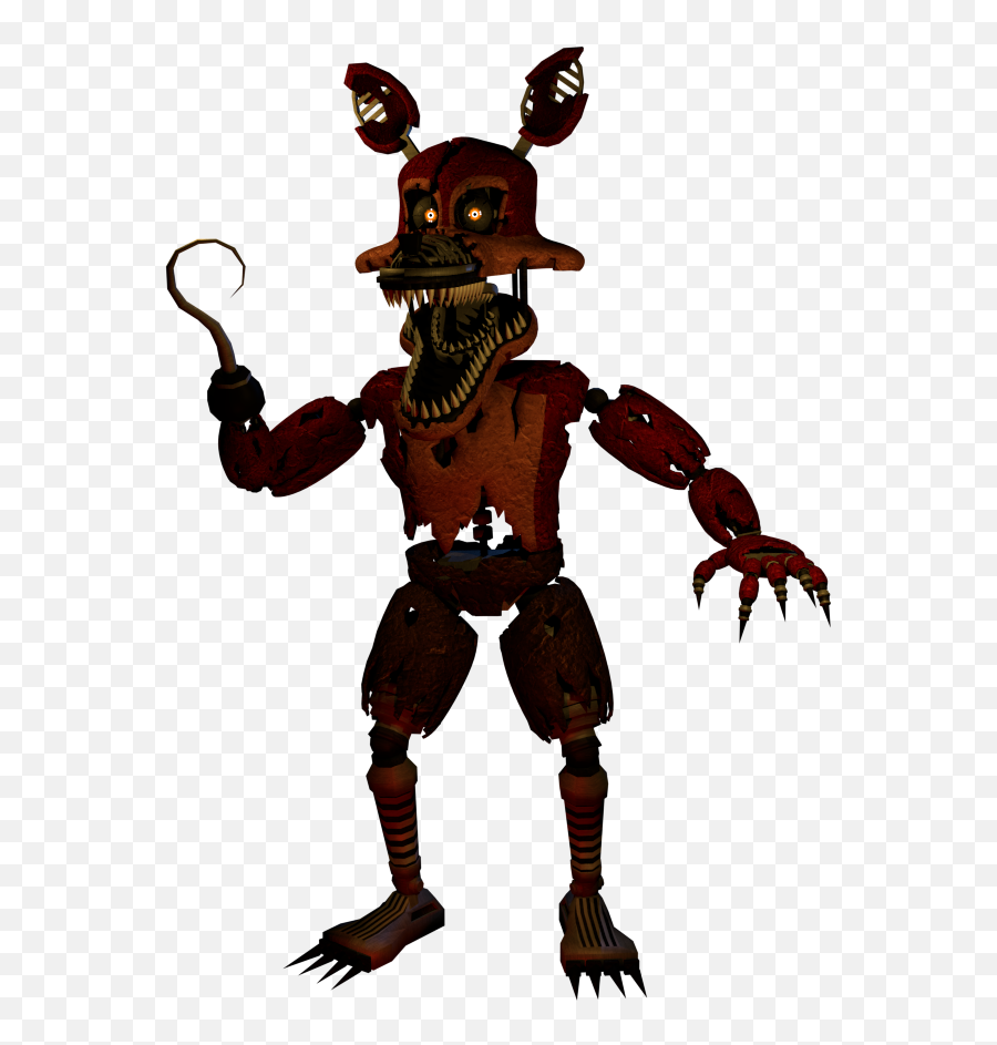 Nightmare Foxy Png Transparent - Nightmare Foxy Png,Foxy Transparent