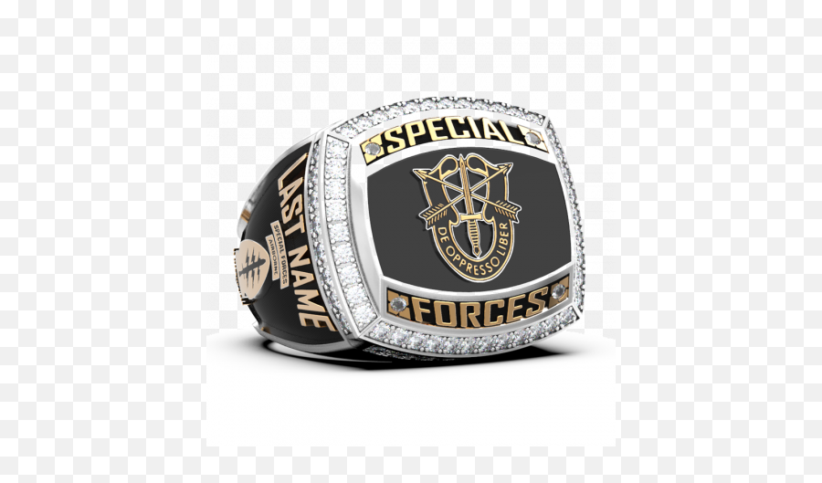 Build Your Own Custom Military Ring - Signature Champions Army Custom Ring Png,Greek Lightning Bolt Icon
