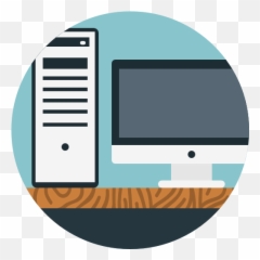 Desktop Computer - Free icons Computer Flat Icon png
