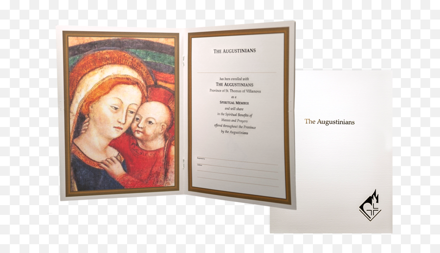 Mass Cards U2014 Augustinian Fund - Our Mother Of Good Counsel Hd Png,Icon Prayer Cards