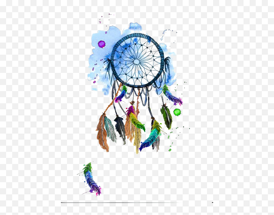 Download Watercolor Se Iphone 5s Dreamcatcher Free Clipart - Dream Catcher Watercolor Painting Png,Iphone Clipart Png