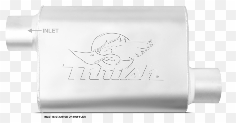 Thrush Welded Muffler - Offset Exhaust P Cylinder png