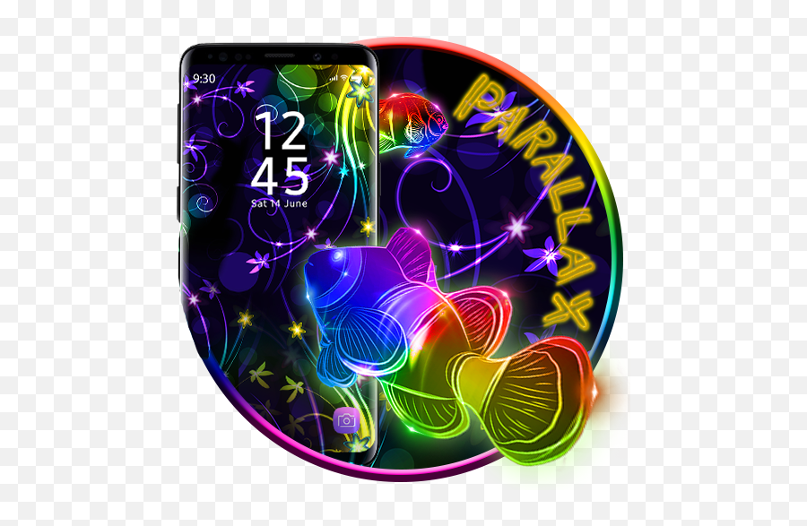 Neon Fish Apus Live Wallpaper Apk 10 - Download Apk Latest Dot Png,Screensaver Icon