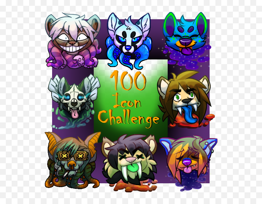 1 Severed Head Icon Challenge U2014 Weasyl - Fictional Character Png,Challenge Icon