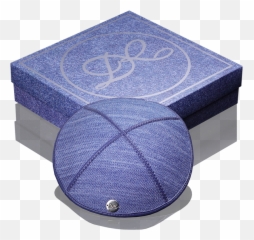Kippah Classic Blue Jeans Edging - Blue Png,Blue Jeans Png