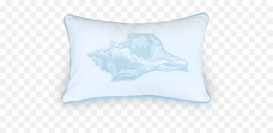 Download Embroidered Blue Shell Oblong - Cushion Png,Blue Shell Png