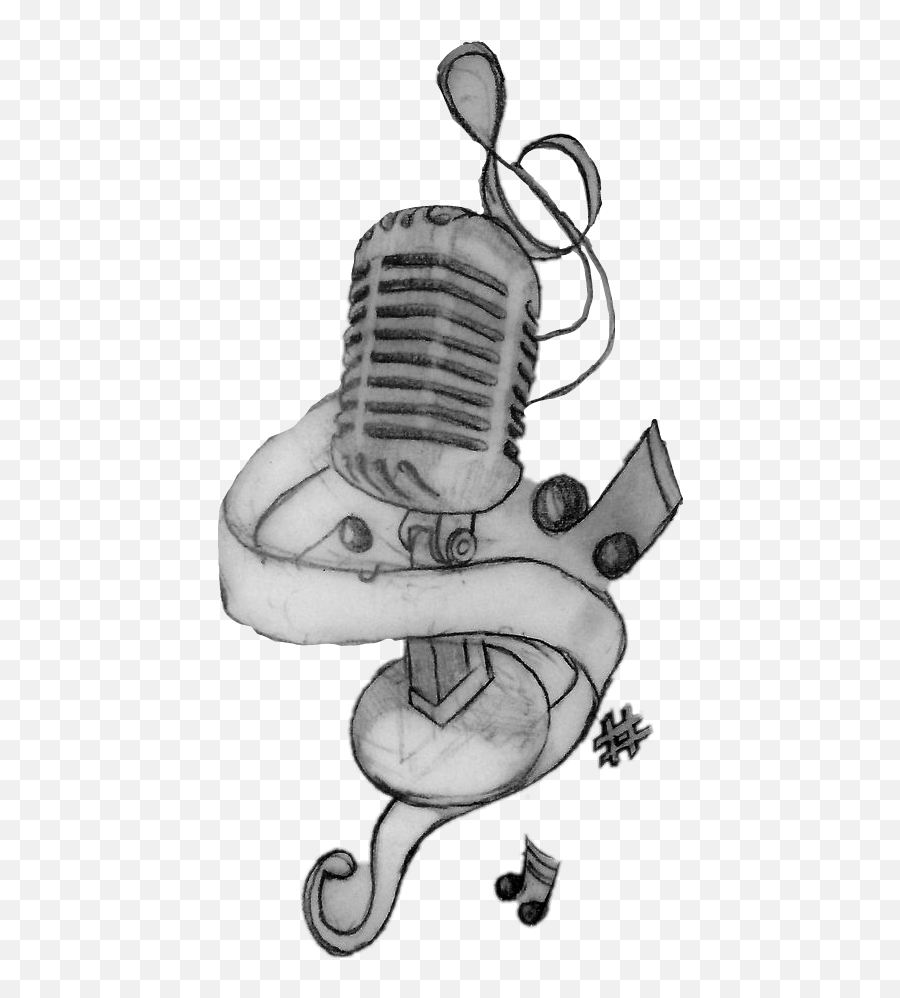 Logo Artwork Drawing Handdrawn Music Notes Musicnotes - Music Logo By Drawing Png,Music Note Logo