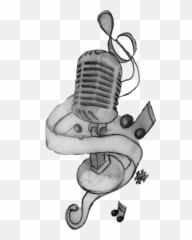 Logo Artwork Drawing Handdrawn Music Notes Musicnotes - Music Logo By Drawing png