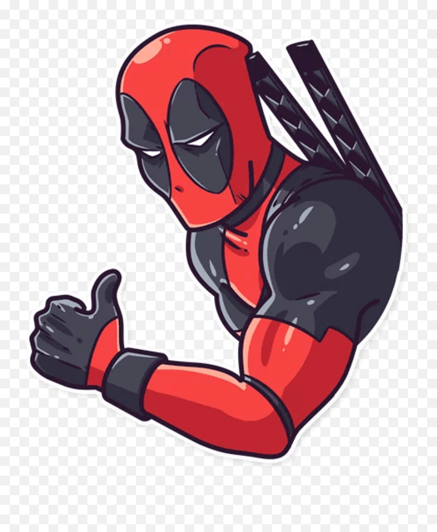 Deadpool Marvel Spiderman Captainamerica Ironman Hulk - Stickers Deadpool Png,Telegram Png