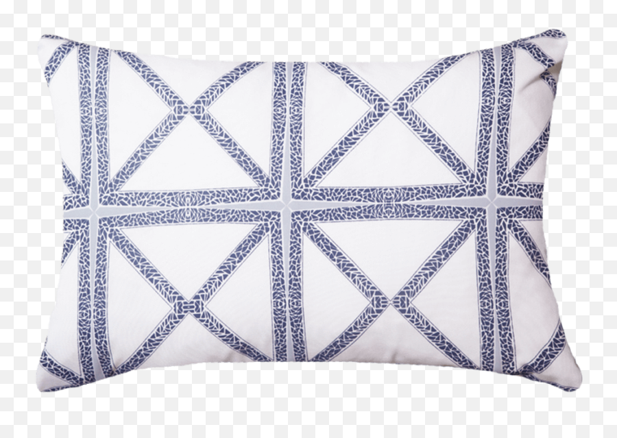 Outdoor Mosaic Navy Lumber Cushion 35 X 55 Cm - Squares In Triangles Png,Mosaic Png