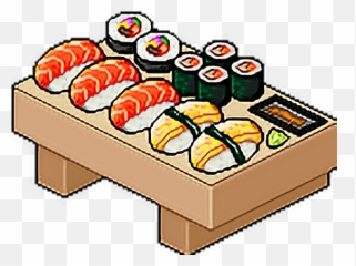 Pixel Sushi Rolls Japan Kawaiifreetoedit - Sushi Pixel Png,Sushi Transparent