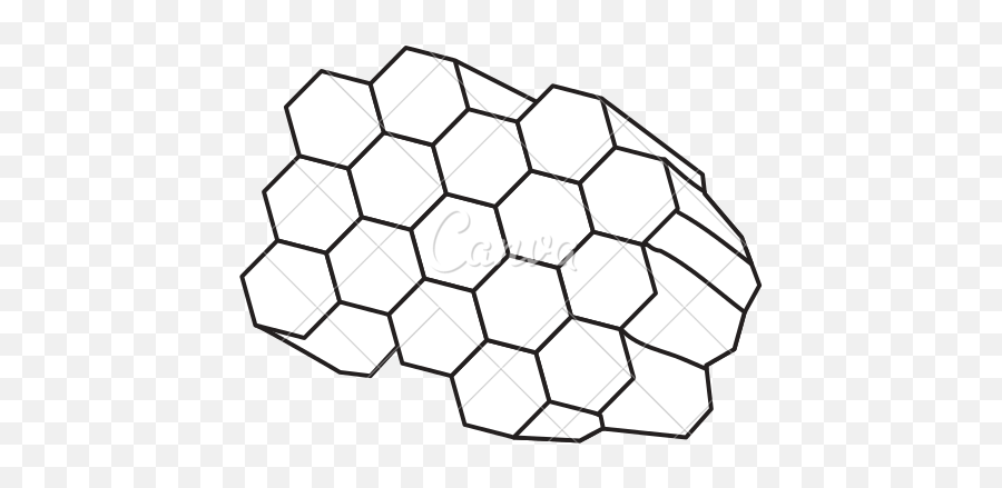Honeycomb Outline Png Vector Download - Black And White Light,Honeycomb Pattern Png