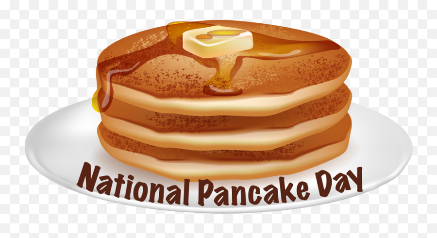 Pancake Clipart Tuesday - Happy National Pancake Day Png,Pancake Png