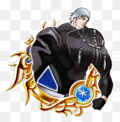 Media Fixed Days Black Coat Riku Found In The Datamine Oc - Necho Cat Kingdom Hearts Png,Riku Png
