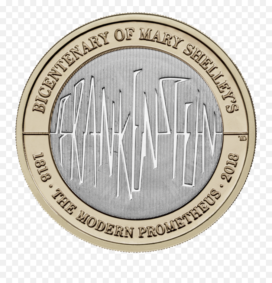 2018 Royal Mint 2 Pounds Dedicated To Frankenstein - Numismag Mary Shelley Frankenstein 2 Coin Png,Frankenstein Png