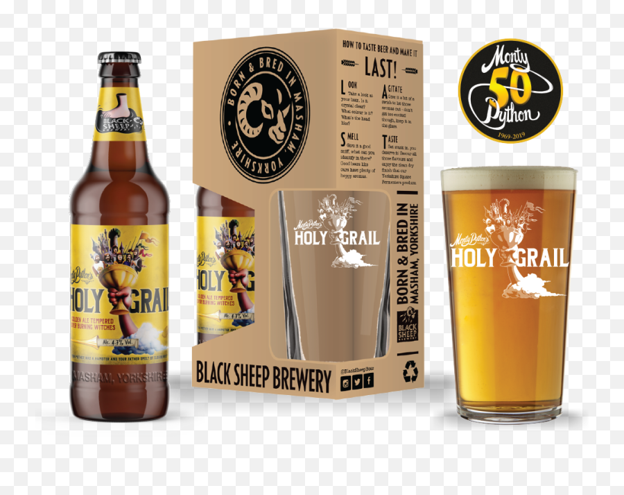 Holy Grail Bottle U0026 Glass - Beer Glass Gift Pack Png,Holy Grail Png