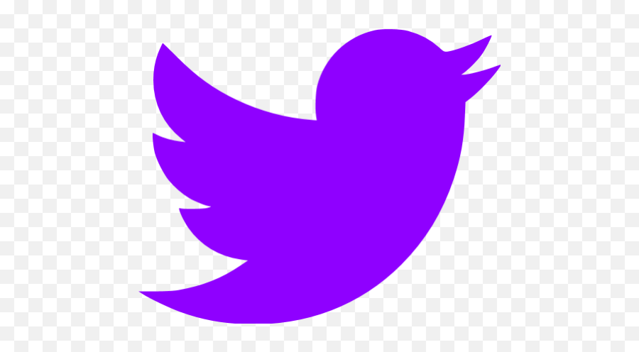 Transparent Purple Twitter Logo Png - Red And White Twitter Logo,Twittericon Png