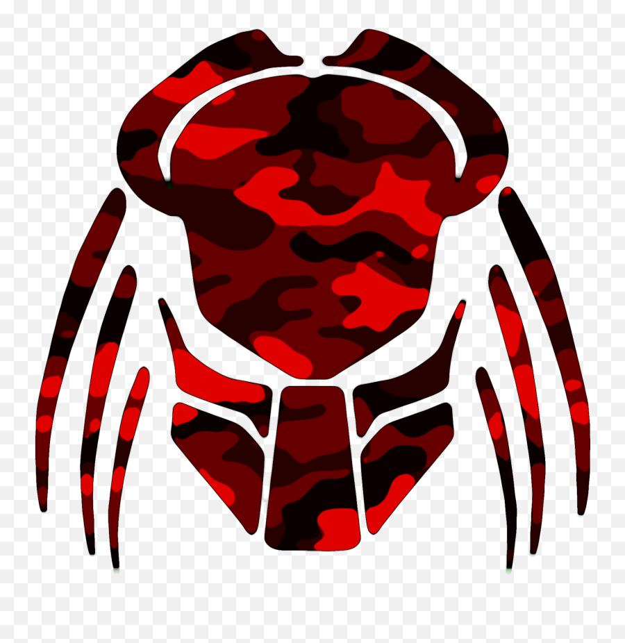 Cybergoth Cut Red Camo Image - Predator Logo Png,Predator Png