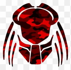 Cybergoth Cut Red Camo Image - Predator Logo Png,Predator Png