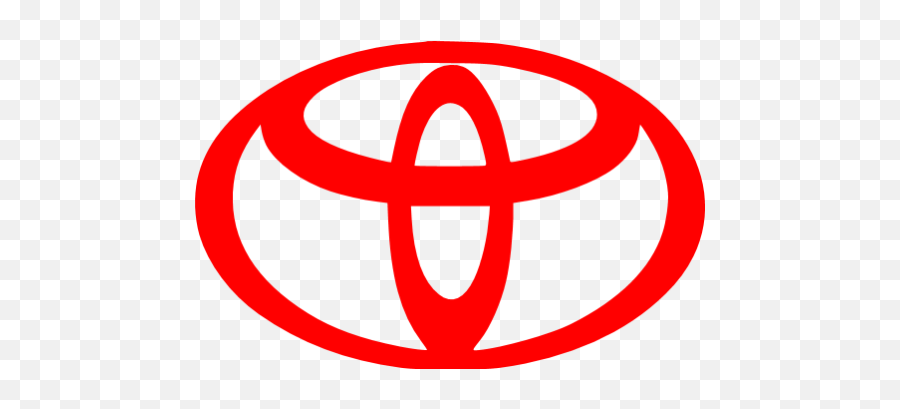 Red Toyota Icon - Black Toyota Logo Transparent Png,Red Oval Png