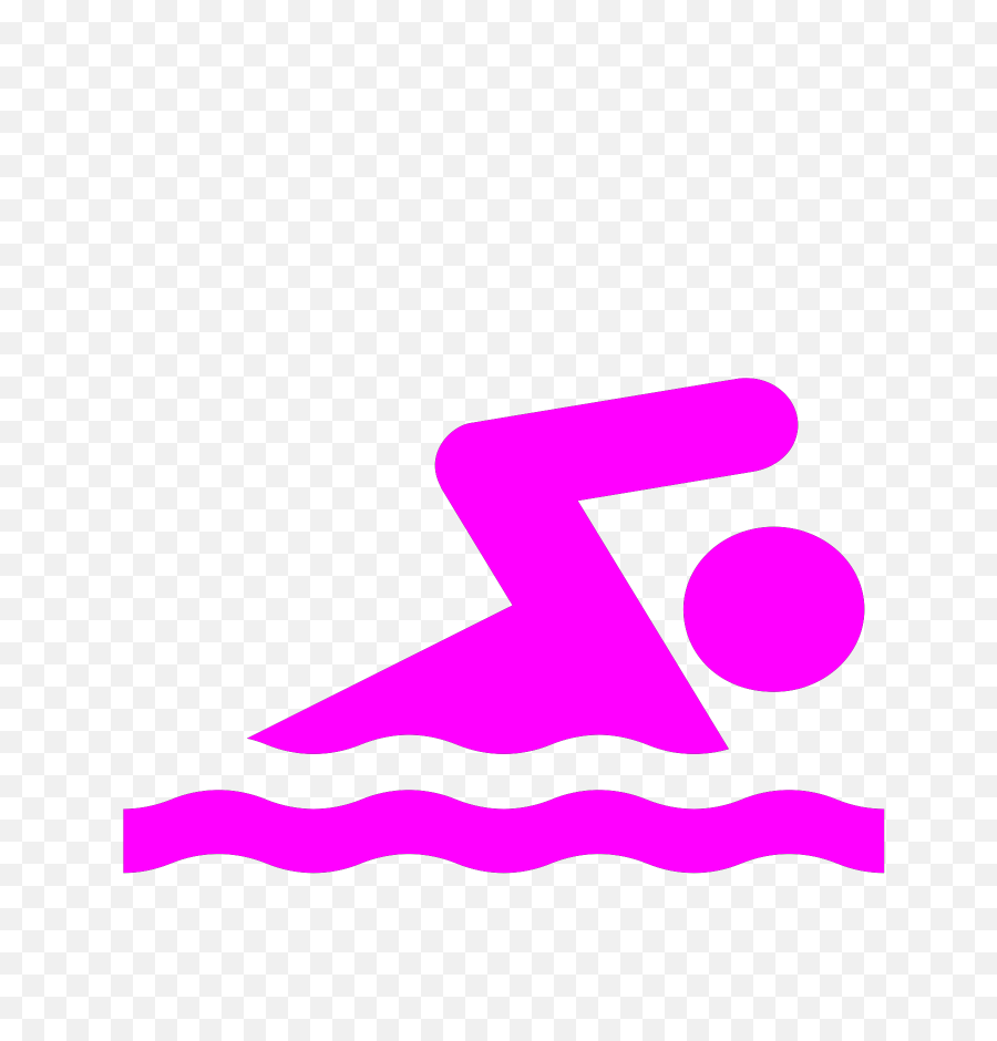 Pink Swimmer Clip Art - Swimming Clip Art Full Size Png Swimmer Image Cartoon Pink,Swimming Clipart Png
