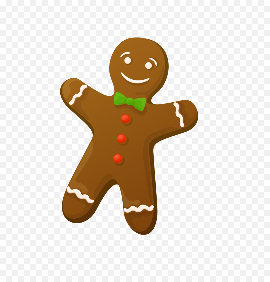 Christmas Gingerbread Man Png Pic - Transparent Background Gingerbread Man Png,Gingerbread Man Png