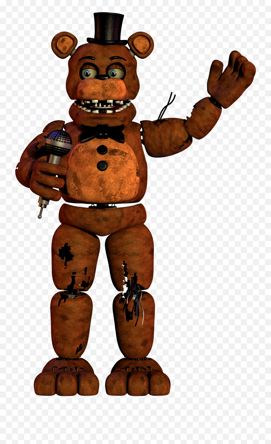 Draw Withered Freddy - Withered Freddy Fnaf Vr Png,Freddy Png
