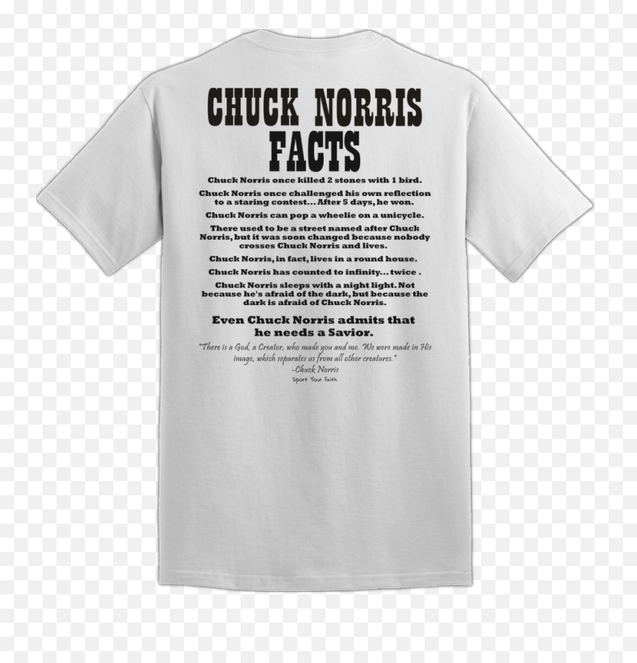 Download Hd Chuck Norris T Shirts Transparent Png Image - Chuck Norris Jokes Tshirt,Chuck Norris Png
