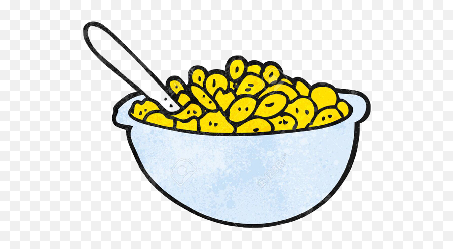 Sticker - Bowl Of Cereal Cartoon Png,Bowl Of Cereal Png - free transparent  png images 