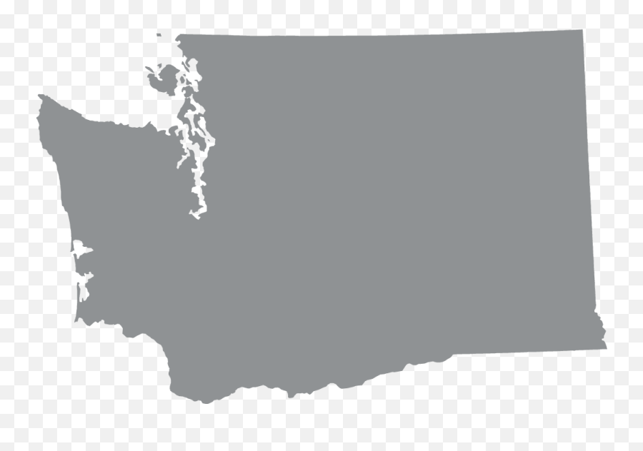 Map Of Washington State - Map Of Washington State Png,Washington State Png