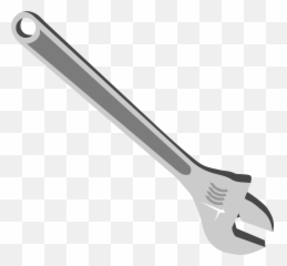 Tool Drawing Wrench Cartoon - Silver Spanner Tool Cartoon Tool Clipart Transparent Background Png,Png Tools