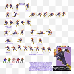 Custom Edited - Sprite Sheet Smash Bros png