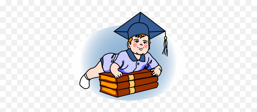 Graduate Baby - Baby Clip Art With A Graduation Cap Baby With Graduation Cap Clipart Png,Graduate Png