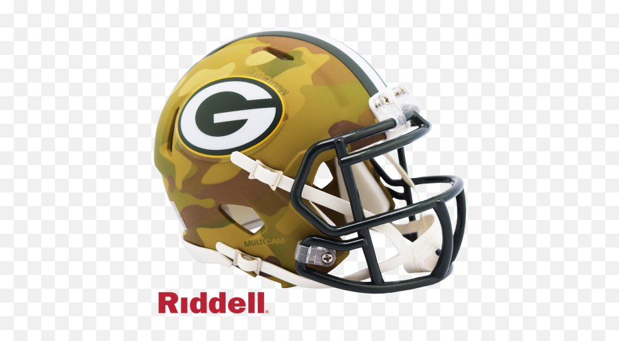 Green Bay Packers Camo Mini Speed - Cleveland Browns Mini Helmet Png,Green Bay Packers Png
