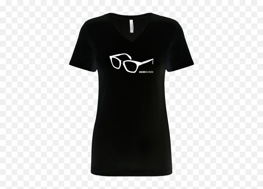 Geek Glasses White Art Black Shirt - Palpation Nation Harry Potter Logo T Shirt Png,Nerd Glasses Transparent Background