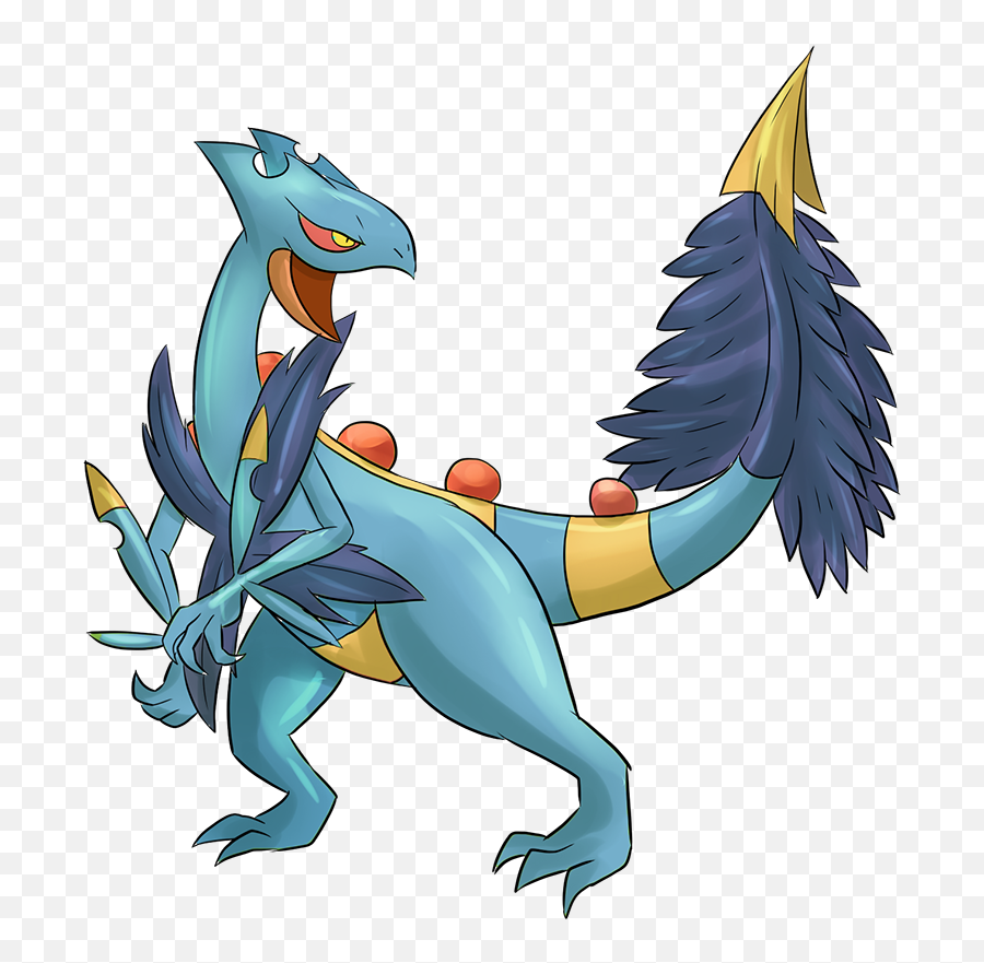 Pokemon Shiny Mega Sceptile - Mega Evolution Shiny Sceptile Png,Sceptile Png