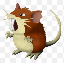 Download Rattata 3d Png Pokemon - Png Image Pokemon 3d,Rattata Png