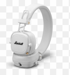 Headphones Silhouette Png - Marshall Bluetooth White