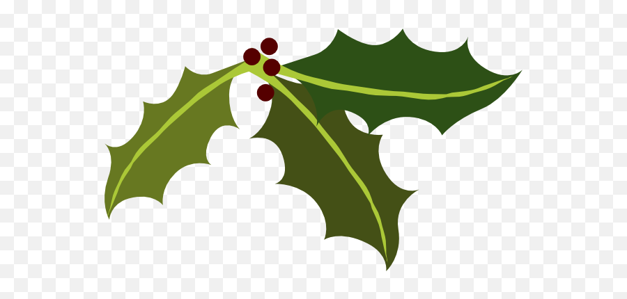 Free Holly Leaf Png Download Clip - Christmas Symbols Clipart Png,Holly Leaves Png