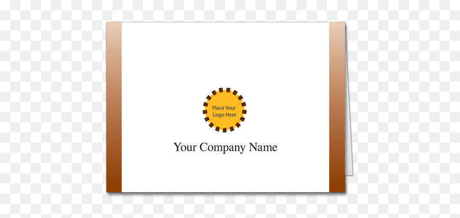 Corporate Logo Note Card Classic Rust 2792 - Horizontal Png,Rust Logo Png