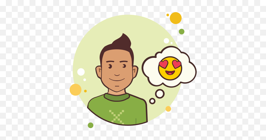 Man With In Love Emoji Icon - Woman Curly Hair Clipart Png,Man Emoji Png