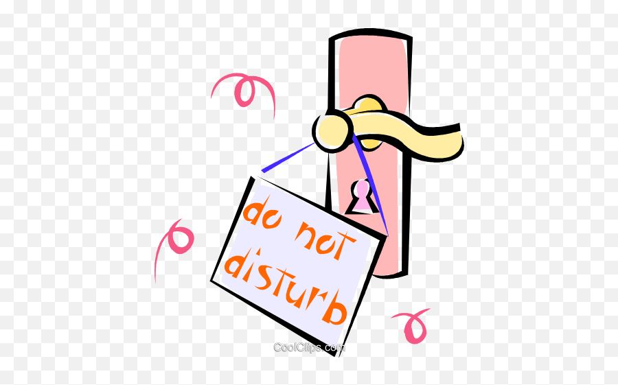 Do Not Disturb Sign Royalty Free Vector Clip Art - Fiction Png,Do Not Sign Png