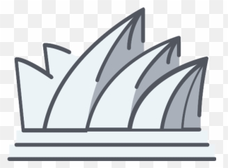 Sydney Opera House Vector Svg Icon 14 - PNG Repo Free Horizontal