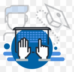 E - Learning trainings data protection and IT security Clip Art png