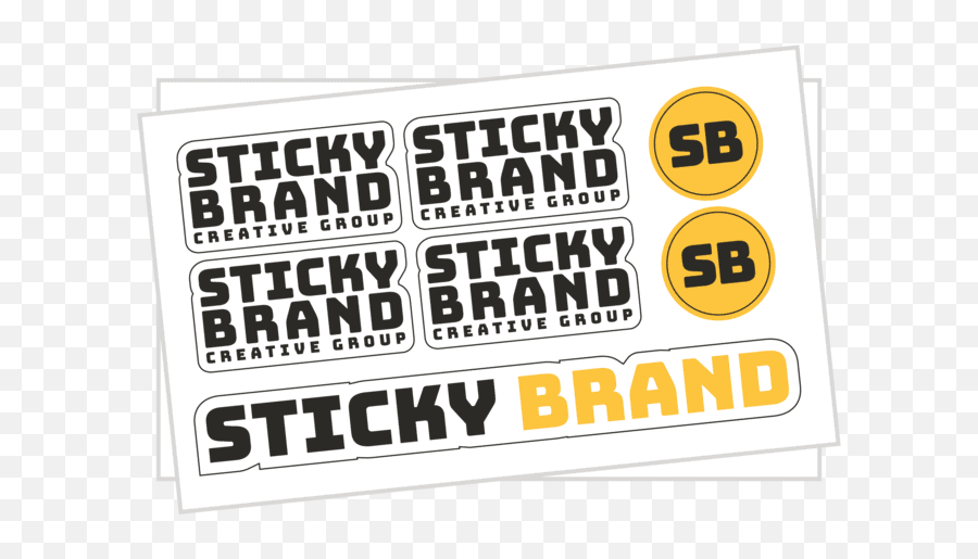 Custom Vinyl Stickers Made To Order Sticky Brand - Language Png,Icon Wall Stickers