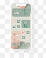 735 Ios 14 App Icons Pack Green Cactus - Vertical Png,Succulent Icon Transparent