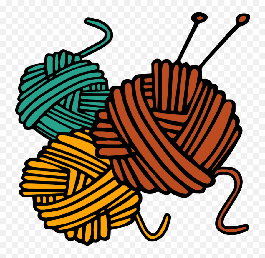 Ball Of Yarn Icon Clipart - Yarn Icon Png,Yarn Ball Icon