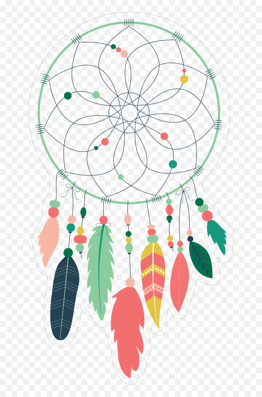 Silhouette Dream Catcher Png Image With - Clipart Dream Catcher,Dream Catcher Png